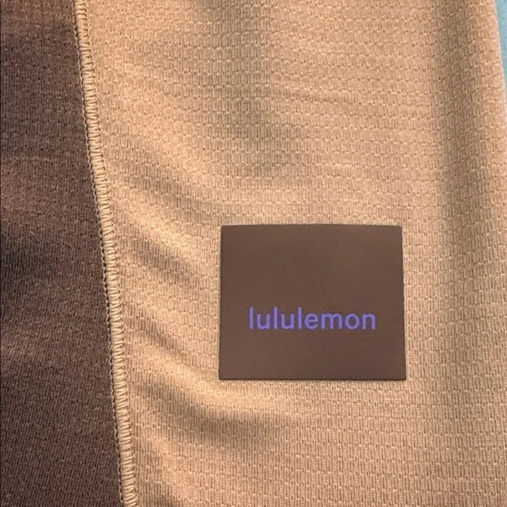 Lululemon Athletica Cap Sleeve Hiking Tank in Beige and Brown